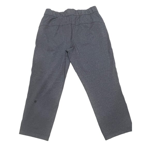 Lululemon On the Fly Crop Joggers Pants Size 8 Gray Activewear Woven 23" - Picture 6 of 7
